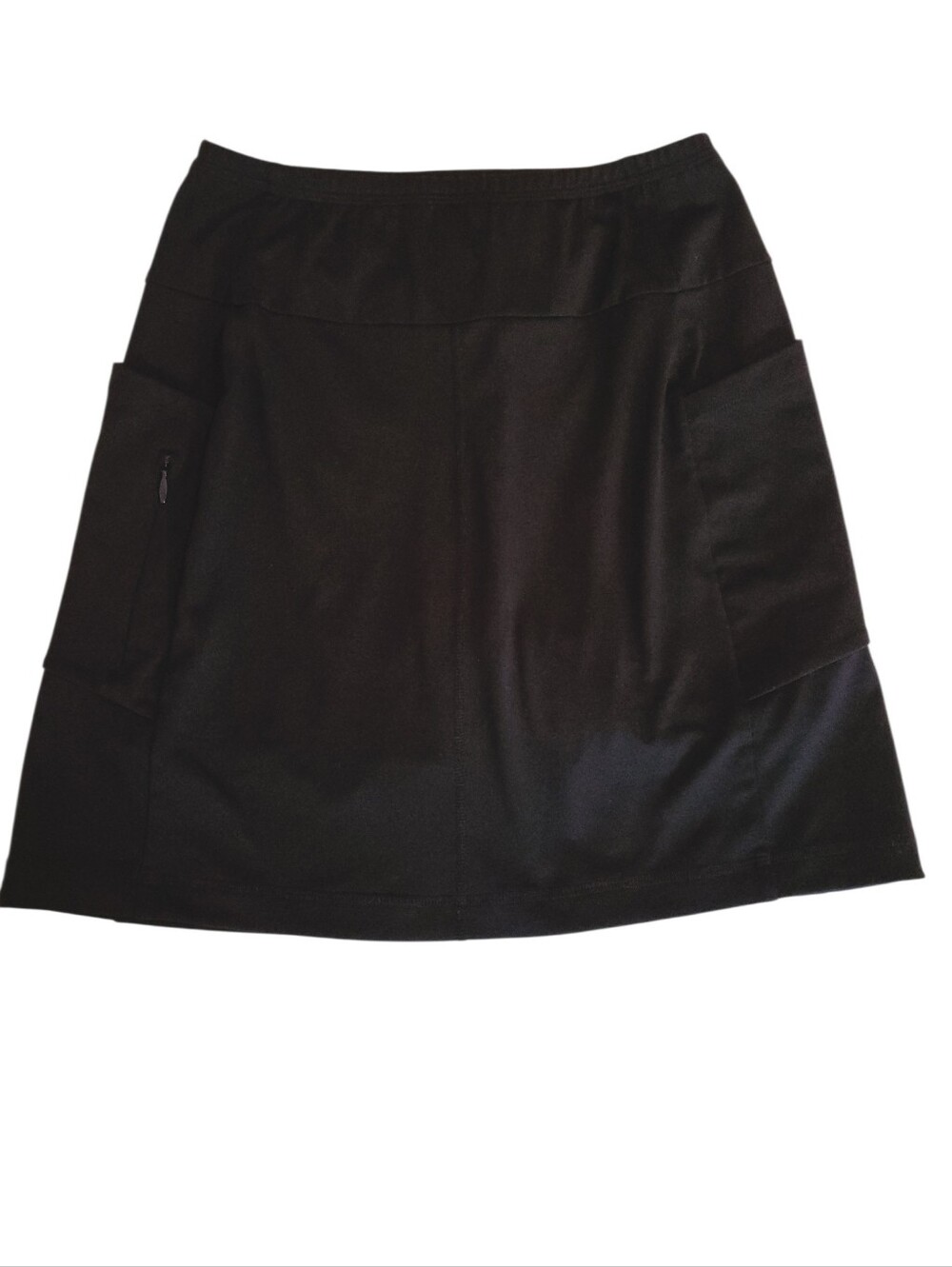 T by Talbots Black Athletic Everyday Stretch Pull-on Skort Skirt Size XS